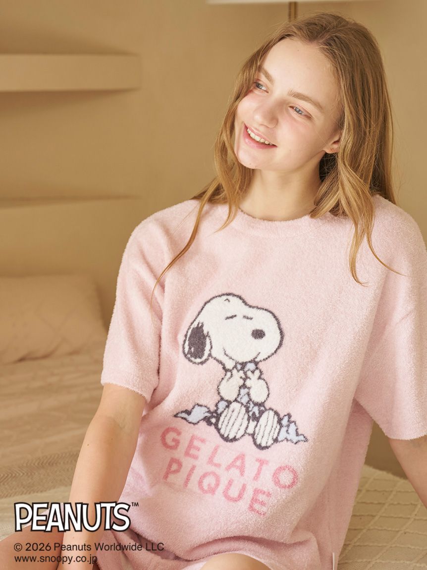 PEANUTS】スムーズィージャガードプルオーバー(ニットプルオーバー