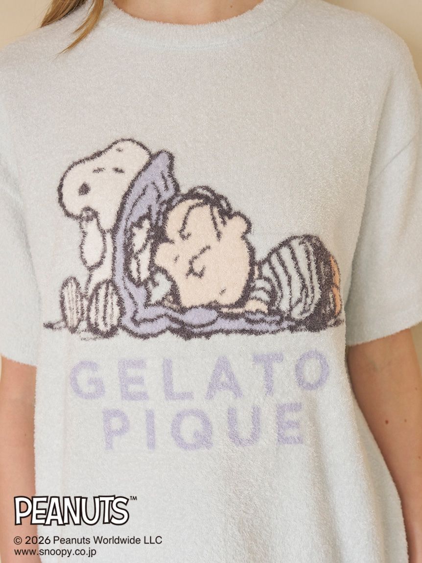 PEANUTS】スムーズィージャガードプルオーバー(ニットプルオーバー