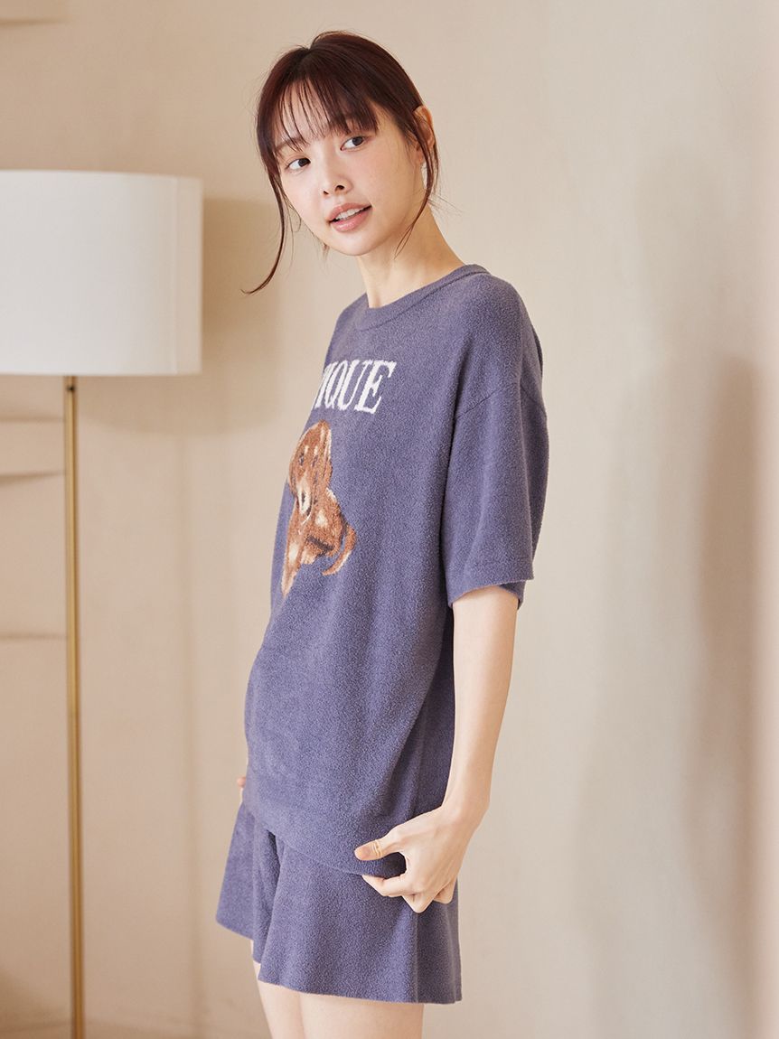 ONLINE限定】ファッションCATS&DOGS ジャガードプルオーバー&細リブ