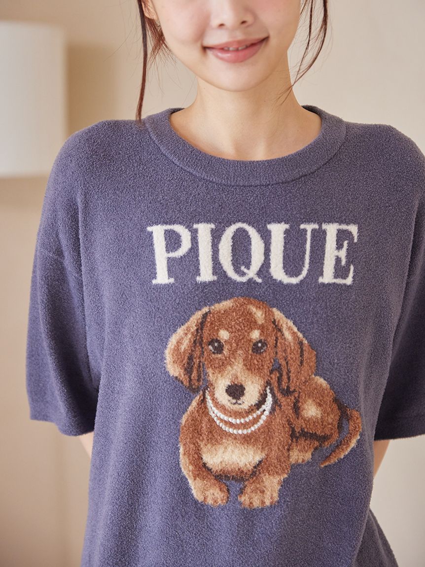 ONLINE限定】ファッションCATS&DOGS ジャガードプルオーバー&リブ