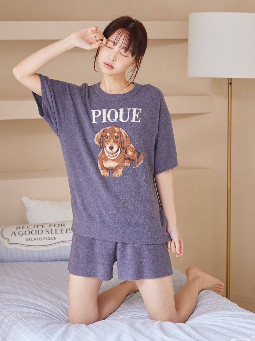 ONLINE限定】ファッションCATS&DOGS ジャガードプルオーバー&細リブ