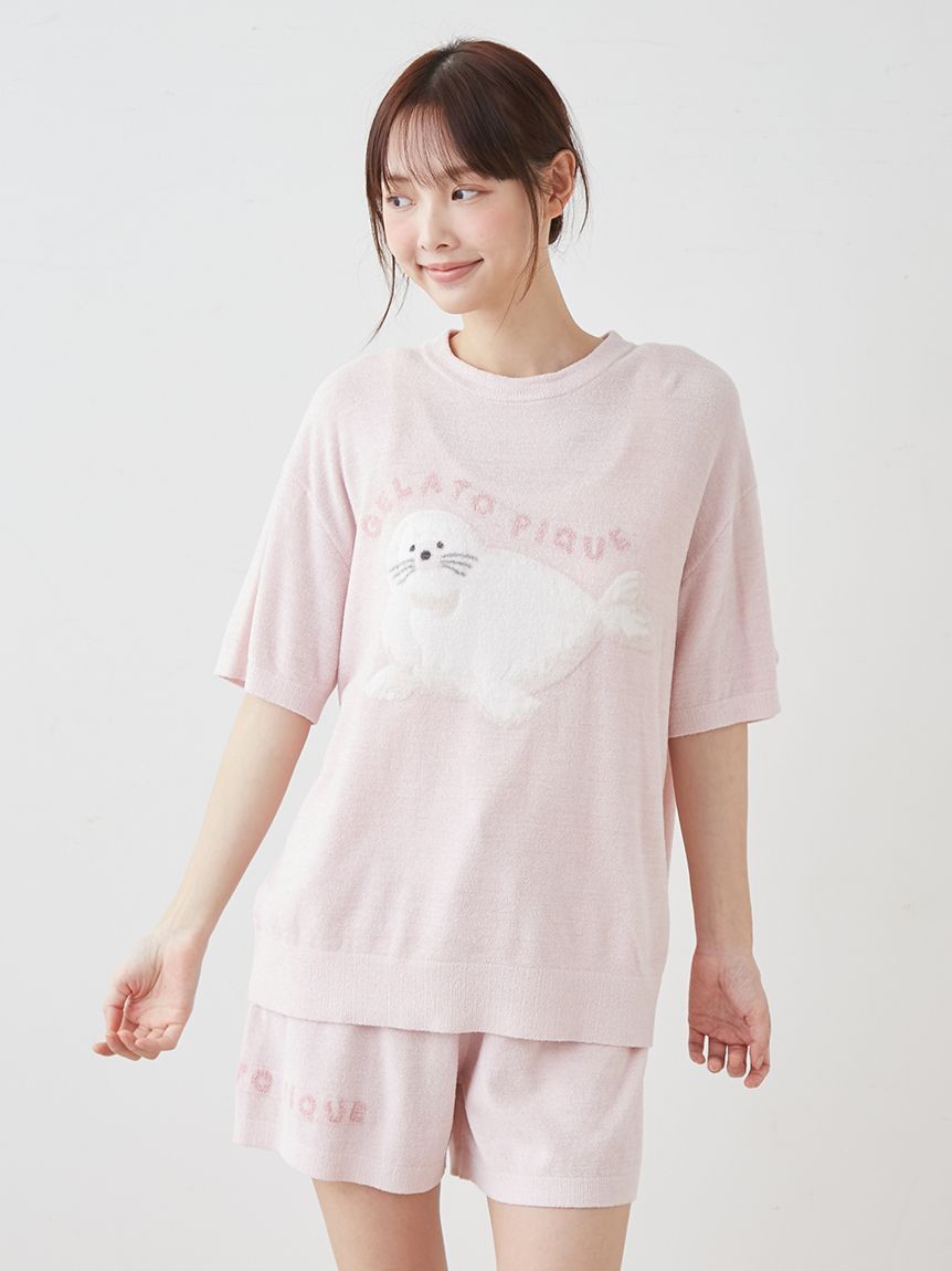 ONLINE限定】【接触冷感】スムーズィーliteシーアニマルジャガードプル