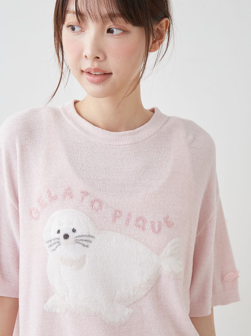 ONLINE限定】【接触冷感】スムーズィーliteシーアニマルジャガードプル
