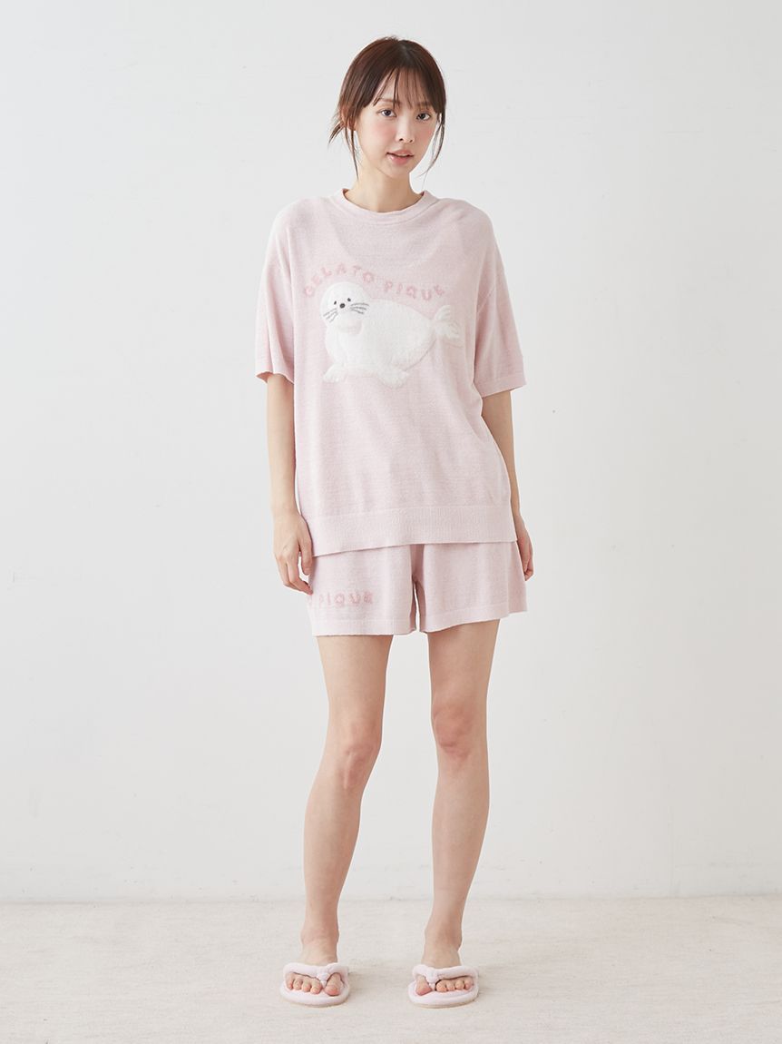 ONLINE限定】【接触冷感】スムーズィーliteシーアニマルジャガードプル