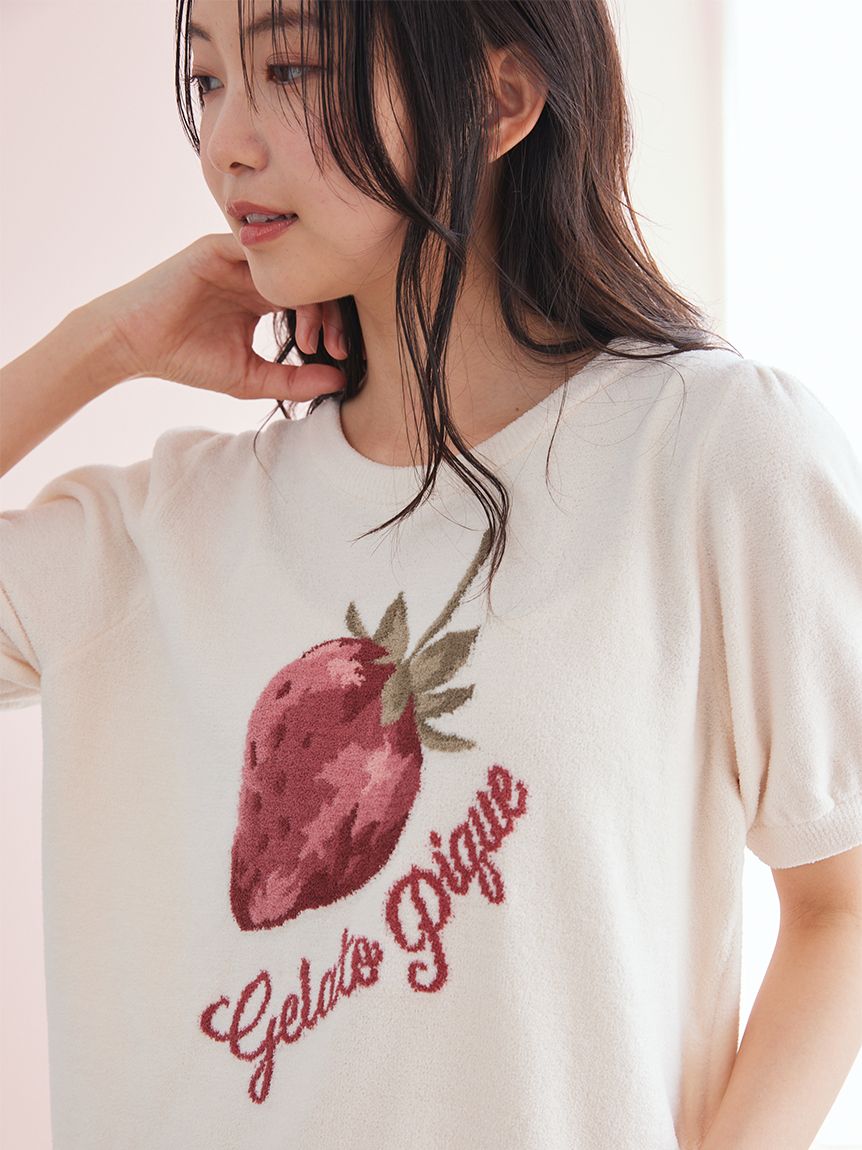 ONLINE限定】エアリーモコストロベリージャガードプルオーバー