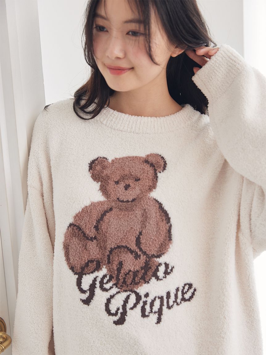 ONLINE限定】ベビモコベアジャガードプルオーバー&ショートパンツ